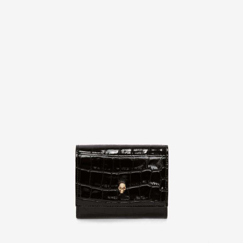 ALEXANDER MCQUEEN - Skull Envelope Card Holder - Item 6320391JM0G1000